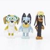 Blue-y Friends & Family Pack Toy Cute Dogs Action Figures Set Kids Toys Birthday Gift-12 Pieces