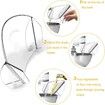 Pouring Shield, Universal Pouring Chute for KitchenAid Bowl-Lift Stand Mixer