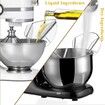 Pouring Shield, Universal Pouring Chute for KitchenAid Bowl-Lift Stand Mixer