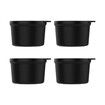 Replacement Plastic Ice Mold and Lid Compatible with Kitchenaid Ice Shaver Attachment (4 Pack)