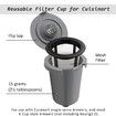 Reusable Filter Cup for Cuisinart, Gray (2 Pack)