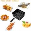 Air Fryer Crisping Basket, Air Fry Crisper Baskets, Large Capacity Metal Mesh Basket