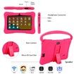 Veidoo Kids Tablet, 7 inch Android Tablet PC, 1GB RAM 16GB ROM, Safety Eye Protection Screen, Parental Control APP, Tablet with Silicone Case(Pink)