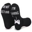 Three Pairs Gaming Socks, Do Not Disturb I'm Gaming ,Gaming Socks for Teen Boys Gamer , Novelty Socks for Men Women