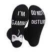 Three Pairs Gaming Socks, Do Not Disturb I'm Gaming ,Gaming Socks for Teen Boys Gamer , Novelty Socks for Men Women