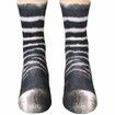 Two Pairs Animal Paws Socks - Funny 3D Animal Socks Crazy Cat Tiger Dog Paw Crew Socks Printed socks animal socks for Gifts Zebra