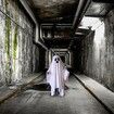 Halloween Ghost Costume Spooky Ghost Cloak Cosplay Role Play Trick-or-Treating Party Prop for Kids Adults Size L