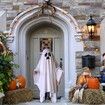 Halloween Ghost Costume Spooky Ghost Cloak Cosplay Role Play Trick-or-Treating Party Prop for Kids Adults Size L