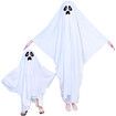 Halloween Ghost Costume Spooky Ghost Cloak Cosplay Role Play Trick-or-Treating Party Prop for Kids Adults Size L