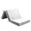 Folding Mattress Foam Trifold Sofa Bed Floor Portable Sleeping Mat Camp Guest Cushion Extra Thick Washable Bamboo Cover