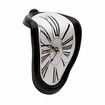 Melting Clock,Salvador Dali Watch Melted Clock for Decorative Home Office Shelf Desk Table Funny Creative Gift (Black)