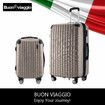 2 Piece Suitcases Luggage Set Carry On Travel Case Cabin Hard Shell Travelling Bags Hand Baggage Lightweight Rolling TSA Lock Champagne