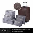 4 Piece Luggage Suitcase Set Carry On Traveller Bag Hard Shell TSA Lock Checked Trolley Rolling Lightweight Expandable Black