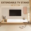 TV Unit Cabinet Stand Extendable Entertainment Console Side Table Centre Storage Living Room Furniture Oak White