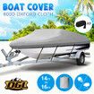 14-16ft Boat Cover Trailerable Waterproof Marine Grade Fabric 600D Protector Jumbo V-hull Fishing UV Resistant OGL