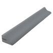 Wedge Pillow Bed Gap Filler Queen Size Foam Headboard Cushion Comfortable Bedrest with Side Pockets Grey