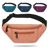 Fanny Pack for Men Women,Crossbody Waist Bag Pack,Belt Bag for Travel Walking Running Hiking Cycling,Easy Carry Any Phone,Wallet (Orange)