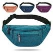 Fanny Pack for Men Women,Crossbody Waist Bag Pack,Belt Bag for Travel Walking Running Hiking Cycling,Easy Carry Any Phone,Wallet (Green)