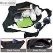 Fanny Pack for Men Women,Crossbody Waist Bag Pack,Belt Bag for Travel Walking Running Hiking Cycling,Easy Carry Any Phone,Wallet (Black)