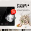 Ceramic Cooktop 60cm Electric Cooker Stove Glass Top Hob Burner 4 Zones Touch Control Kitchen Home Built In Child Lock Maxkon