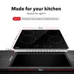 Ceramic Cooktop 60cm Electric Cooker Stove Glass Top Hob Burner 4 Zones Touch Control Kitchen Home Built In Child Lock Maxkon