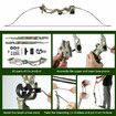 20lbs Recurve Bow Arrow Set Takedown Archery Hunting Sports Equipment 48Inch Target Shooting RH Right Handed Youth Outdoor Camo