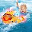 RC Spray Gasboat, Light Up RC Boat Water Toy, Fast RC Boats for Adults and Kids, 2.4GHZ Remote Control, Upgrade Swimming Pool Toy for Boys and Girls