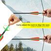 10x Fiberglass Arrows 76.2cm Archery Target Shooting Practice 18-42lb Compound Recurve Bow Youth Beginners Dia. 6mm