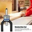 Table Saw Depth Measuring Ruler, Limit Saw Table Thickness Gauge for Woodworking Home Decoration 0-80mm, Height Gauge