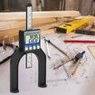 Table Saw Depth Measuring Ruler, Limit Saw Table Thickness Gauge for Woodworking Home Decoration 0-80mm, Height Gauge