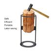 Wood Splitting Tool, Stable Manual Wood Splitter for Farms for Oak Size:11 x 11 x 20 CM