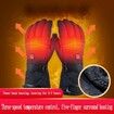 Winter Ski Heated Gloves Battery Case Gloves for Skiing Hiking Climbing Driving Bike Gloves 1 Pair