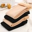 Female Winter Fleece Thick Warm Socks, Boots Sleeping Socks Beige （2 Pairs)