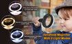 Magnifying Glass with Light LED Handheld Illuminated Lighted , 3 Cool and Warm Light Modes & Adjustable Brightness, Seniors Reading,Powered by USB