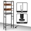 4 Tier Bathroom Shelf Rack Over Toilet Washing Machine Laundry Towel Organiser Shelves Space Saver Freestanding Unit Storage