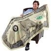 Million Dollar Fortune Blanket Flannel Plush Funny Carpet Home Indoors Camping 80*160cm