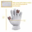 Pet Grooming Glove Cat Dog Gentle Deshedding Brush Pet Hair Remover Massage Mitt Perfect for Long Short Fur(Right Hand-Grey)