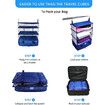 Luggage and Travel Organizer, Travel Essentials, Hanging Packing Cubes with Hanging Shelves and Laundry Storage Compartment(1 Pack)