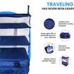 Luggage and Travel Organizer, Travel Essentials, Hanging Packing Cubes with Hanging Shelves and Laundry Storage Compartment(1 Pack)