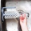 Water Bottle Cleaning Brush Glass Cup Washer with Suction Base Bristle Brush for Beer Cup, Long Leg Cup