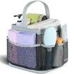 Mesh Shower Caddy Portable for College Dorm Room Essentials,Portable Shower Caddy Dorm with 8-Pocket Large Capacity,Shower Bag for Beach,Swimming,Gym (Grey)
