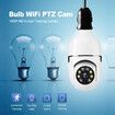 WiFi IP Camerax2 Wireless Spy Home Security CCTV Surveillance System E27 Light Bulb Outdoor PTZ IR Night Vision 2 Way Audio Full HD 1080P 2MP