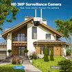 4G LTE Security Camera Spy House Home CCTV Wireless Solar Surveillance System 2K HD 3MP WIFI PTZ Outdoor PIR Motion Detect Night Vision