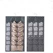 Double Sides Underwear Storage Hanging Bag Dormitory Home Wardrobe Hanging Wall Foldable Bag Underpants Socks Organizer