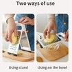 Foldable Cheese Graters, Detachable Handheld 2 Sided Ginger Shredder