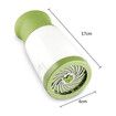 1 pc Herb Mill Chopper Cutter Mince Stainless Steel Blades Safely New ( Color: White and Green)