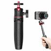 Mini Portable Camera Tripod, for iPhone/Samsung/Google Smartphone Clamp/Action Cam 1/4" Screw Vlog Table Tripod-Black