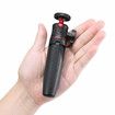 Mini Portable Camera Tripod, for iPhone/Samsung/Google Smartphone Clamp/Action Cam 1/4" Screw Vlog Table Tripod-Black