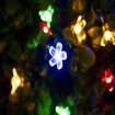 Outdoor Solar Flower String Lights Waterproof 50 LED Fairy Light Decorations for Christmas Tree Garden Patio Fence Yard Spring (Multi-Color)