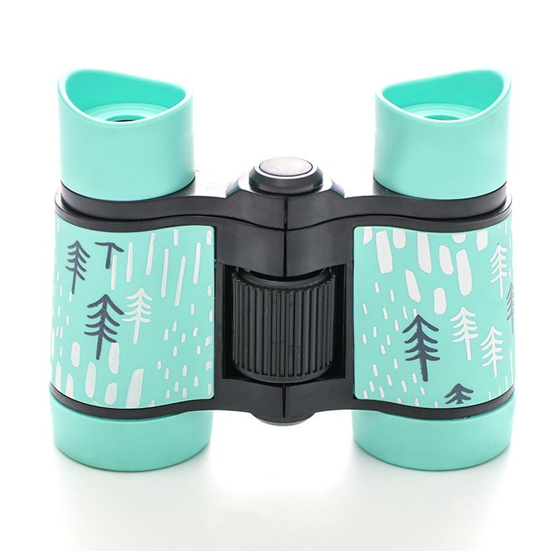 Binoculars for Kids Gift, Compact Design 4x30 Perfect for Boys and Girls (Baby Blue)